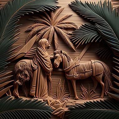 3D model Palm Sunday (STL)